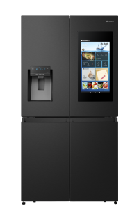 RQ759N4IBU1 - Four Door French Smart Refrigerator with Touch Screen, 538L Net Capacity, Water & Ice Dispenser, Premium Black.