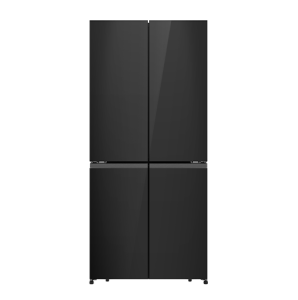 RQ5G470SBB3 - Cross Door American 457L Freezer Fridge, My Fresh Choice, Dual-Tech Cooling, Bottom Cooling System, Black Glass.